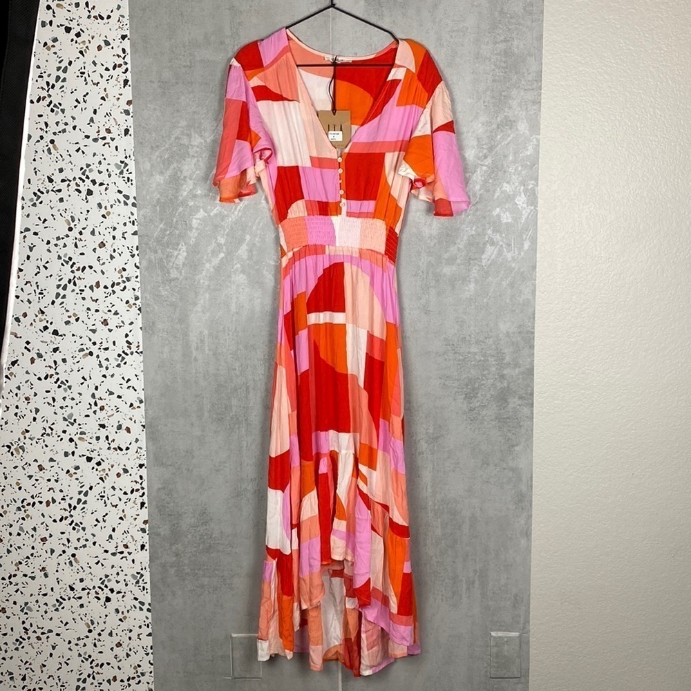 Abel the label multicolor colorblock dress - Picture 2 of 8